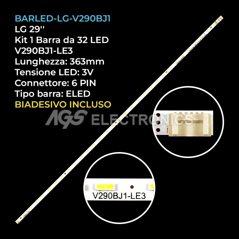 AGS Electronics srl  Componenti elettronici, BarreLED