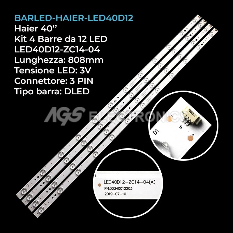 AGS Electronics srl  Componenti elettronici, BarreLED